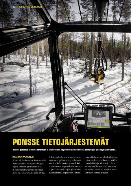 Tuoteuutiset 2013 - Ponsse