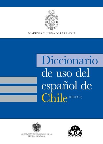 Diccionario de uso del español de - Instituto de Chile