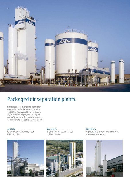 PACKAGED Air Separation Plants - Linde-India