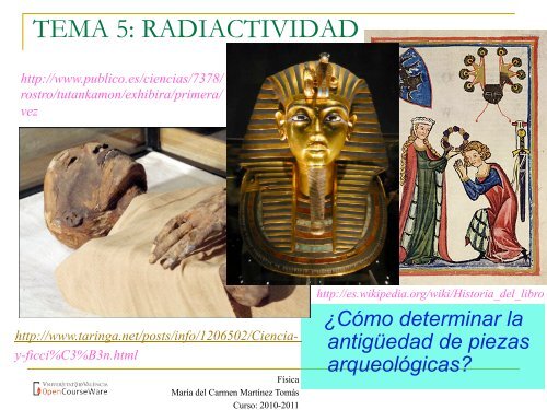 TEMA 5: RADIACTIVIDAD