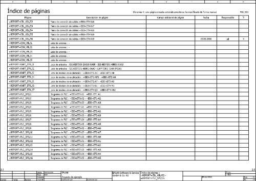 Ejemplo de proyecto elÃ©ctrico, realizado con ePLAN.