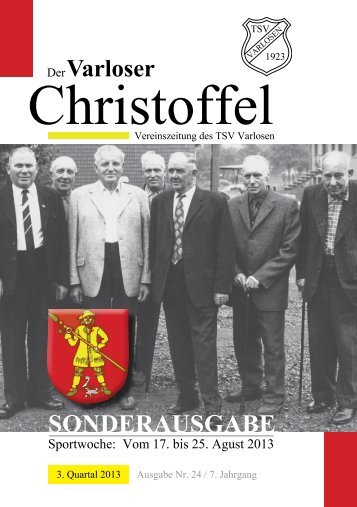 Christoffel Nr. 24, 3. Quartal 2013 - und Crosslauf in Varlosen