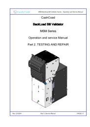 CashCoad MSM Series Operation and service Manual Part 2 ...