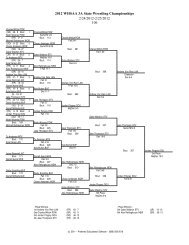 2012 WHSAA 3A State Wrestling Championships 2/24/2012-2/25 ...