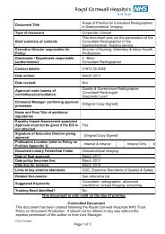 Scope Of Practice For Consultant Radiographer In Gastrointestinal ...