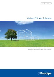 Carbon Efficient Solutions Brochure - Polypipe