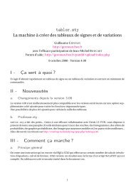 tablor.sty I - Ãa sert Ã  quoi ? II - NouveautÃ©s III - Comment Ã§a ... - Free