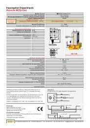 Impulsgeber Doppelimpuls Baureihe MDD-12aq - Klaschka