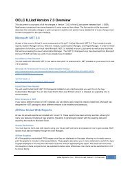 OCLC ILLiad Version 7.3 Overview