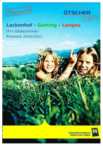 Lackenhof - Gaming - Langau