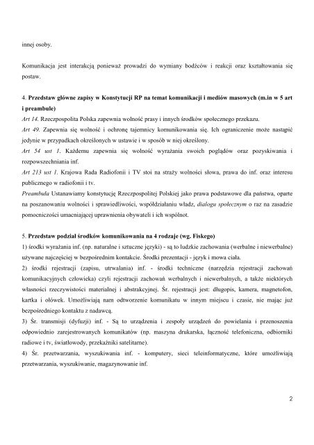 komunikowanie społeczne
