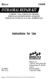 English (PDF) - Bisco, Inc.