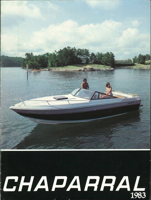 1983 Chaparral Boats Brochure