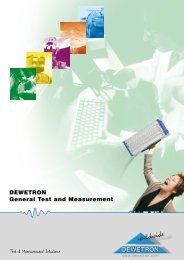 General Test & Measurement - DEWETRON Download Center