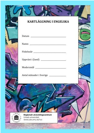 kartläggning i engelska - Umeå universitet
