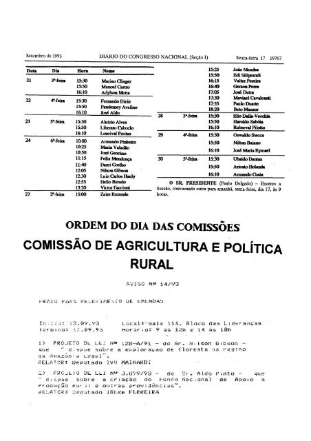 DIÃRIO - CÃ¢mara dos Deputados