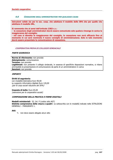 MANUALE ADEMPIMENTI REGISTRO IMPRESE - Camera di ...