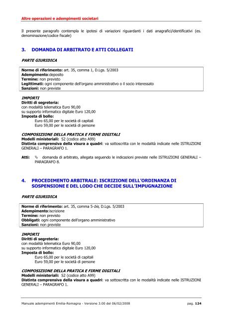 MANUALE ADEMPIMENTI REGISTRO IMPRESE - Camera di ...