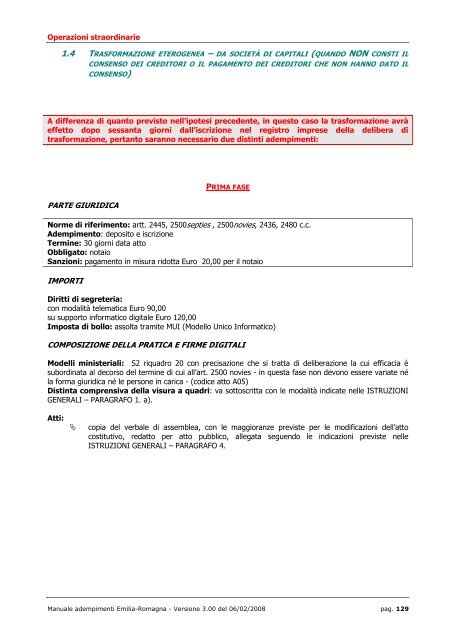 MANUALE ADEMPIMENTI REGISTRO IMPRESE - Camera di ...