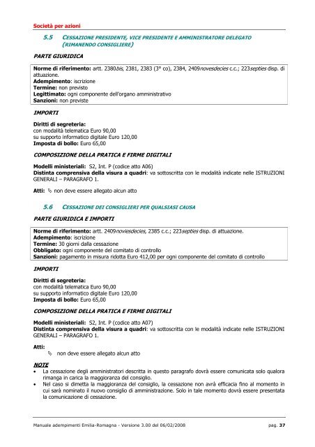 MANUALE ADEMPIMENTI REGISTRO IMPRESE - Camera di ...