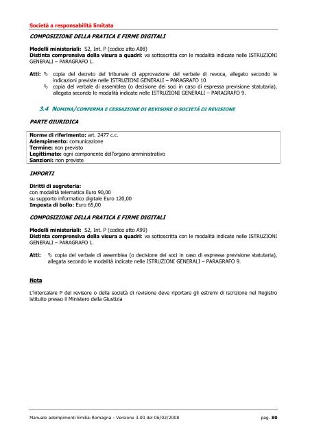 MANUALE ADEMPIMENTI REGISTRO IMPRESE - Camera di ...