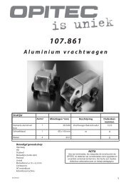 Aluminium vrachtwagen - Opitec.com
