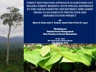 (dipterocarps & non dipterocarps). - Sabah Forestry Department