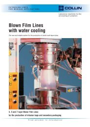 Blown Film Lines with water cooling