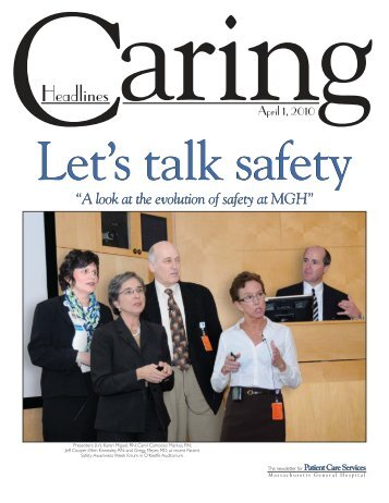 Caring Headlines - Let's talk safety "A look at the ... - Mghpcs.org