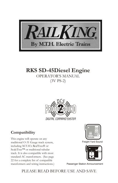 RKS SD-45 Diesel.cdr - MTH Trains