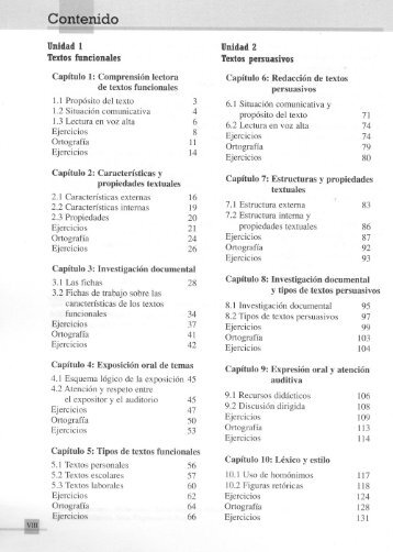 CapÃ­tulo 1:ComprensiÃ³n lectora de textos funcionales 1.1 PropÃ³sito ...