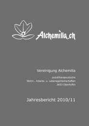 Jahresbericht 2010-11 - Alchemilla