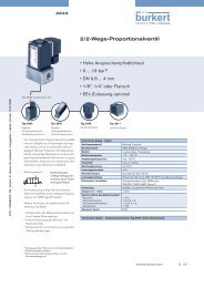 2/2-Wege-Proportionalventil - Burkert