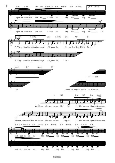 Visa utdrag (PDF) - Gehrmans MusikfÃ¶rlag