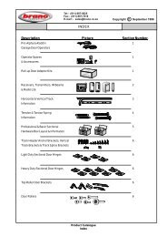 Catalogue Index - Brano Industries