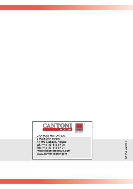 Product Catalogue - Cantoni Group