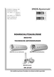 ROHRSCHLITZAUSLÃƒÂ„SSE - IMOS-Systemair sro