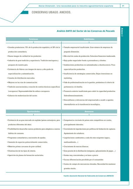 La industria alimentaria. Ganando dimensiÃ³n para competir