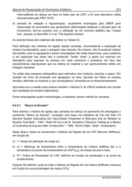 Manual de RestauraÃ§Ã£o de Pavimentos AsfÃ¡lticos - IPR - Dnit