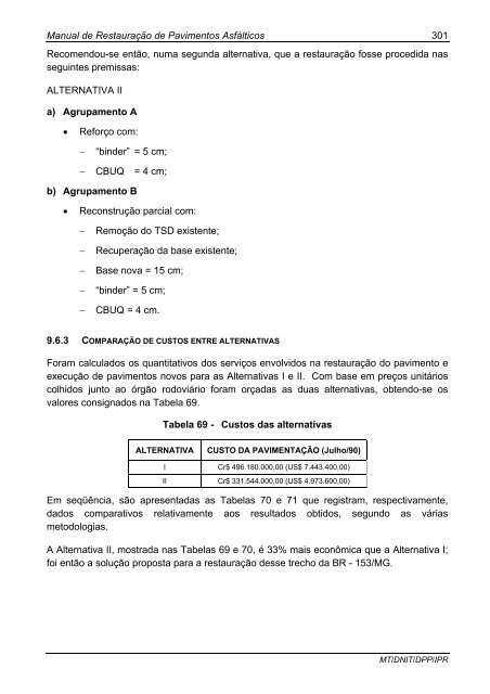 Manual de RestauraÃ§Ã£o de Pavimentos AsfÃ¡lticos - IPR - Dnit