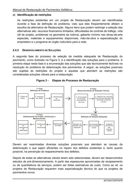 Manual de RestauraÃ§Ã£o de Pavimentos AsfÃ¡lticos - IPR - Dnit