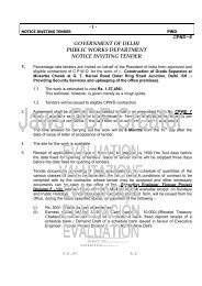 cpwd-6 government of delhi public works department notice inviting