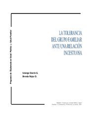 9 La tolerancia del grupo familiar ante una relacion incestuosa