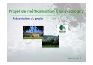 Diaporama projet biogaz Cluny - Pays Sud Bourgogne