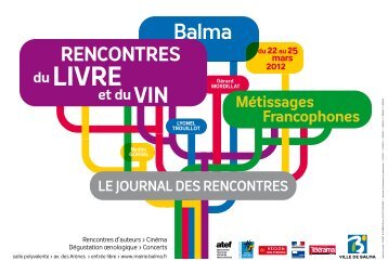 du LIVRE RENCONTRES - Mairie de Balma