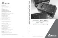 DVP-ES2/EX2/SS2/SA2/SX2 Operation Manual Programming ...