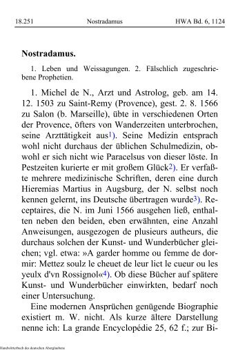 Nostradamus - Schauungen.de