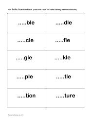 Multisyllable Flashcards