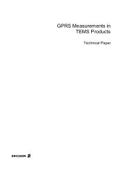 GPRS Measurements in TEMS Products - Ik4hdq.net