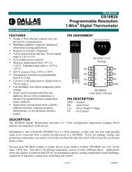 Programmable Resolution 1-Wire Digital Thermometer